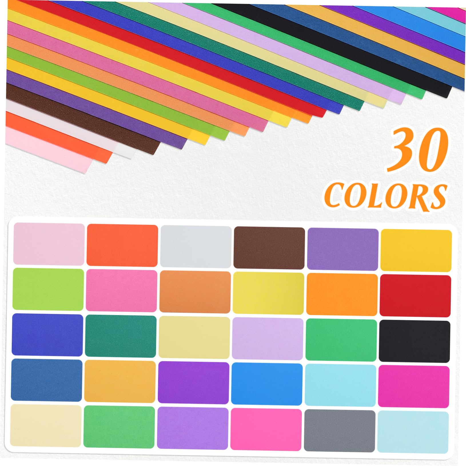 Artibetter 60fogli Cartoncino Colorato Cartoncini Robusti Carta per Origami e Lavoretti Sicura e Versatile per Creazioni Artistiche