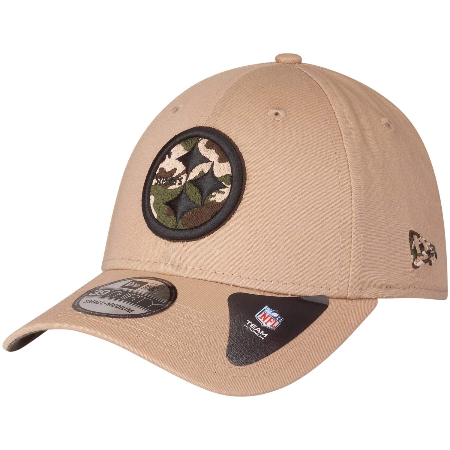 New Era 39Thirty Stretch Cap - CAMO Pittsburgh Steelers - S/M