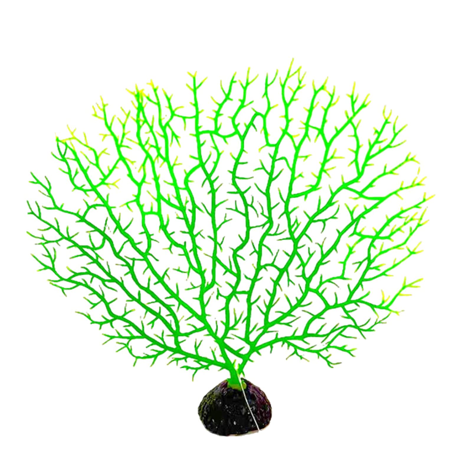 NEWFT Sea Fan Decorations Faux Artificial Branch Aquariums Ornament Fish Tanks Landscape