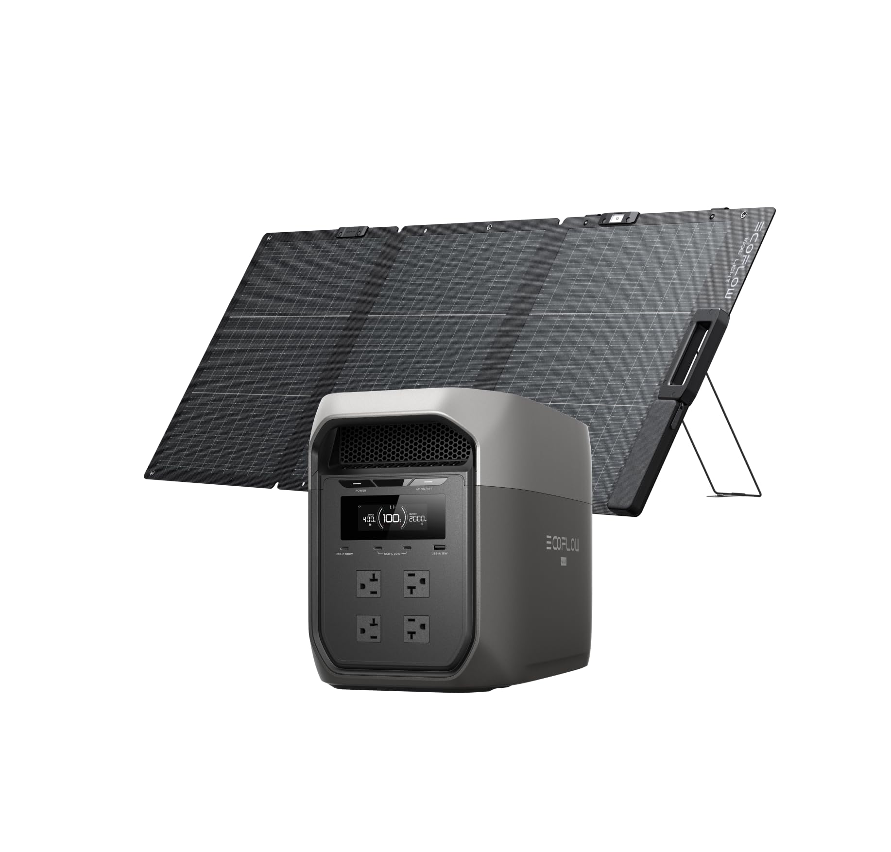 Amazon.co.jp: EcoFlow ポータブル電源 DELTA 3 Max +1枚 160W両面軽量