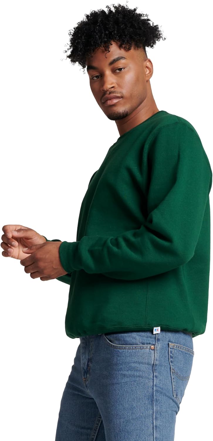 Russell Athletic Men's Dri-Power Fleece Sweatshirts, Moisture Wicking, Cotton Blend, Relaxed Fit, Sizes S-4X - Image 3