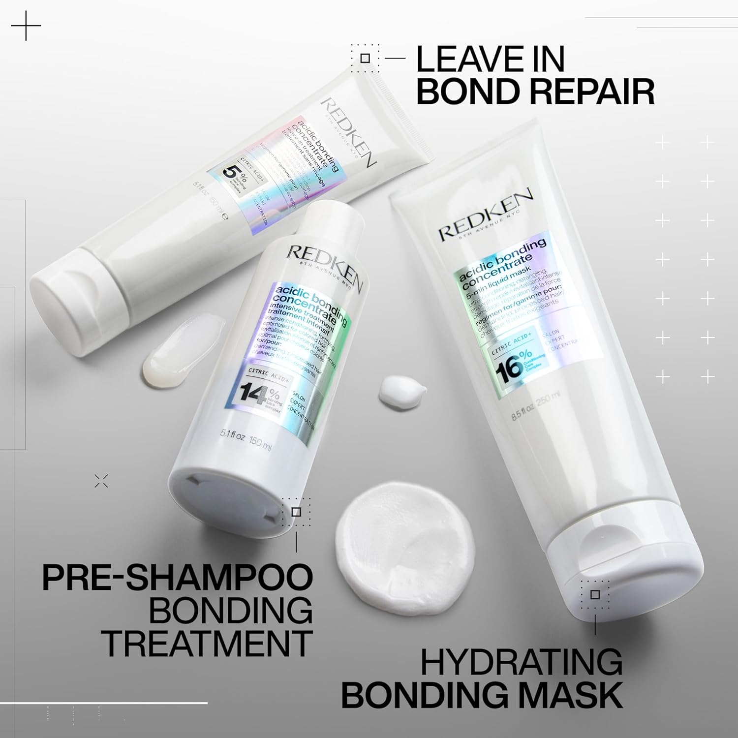 Redken Acidic Bonding Concentrate Hair Mask - Hydrating 5 Minute Liquid Mask, Bond Building & Strengthening, For Dry, Damaged Hair - Image 7