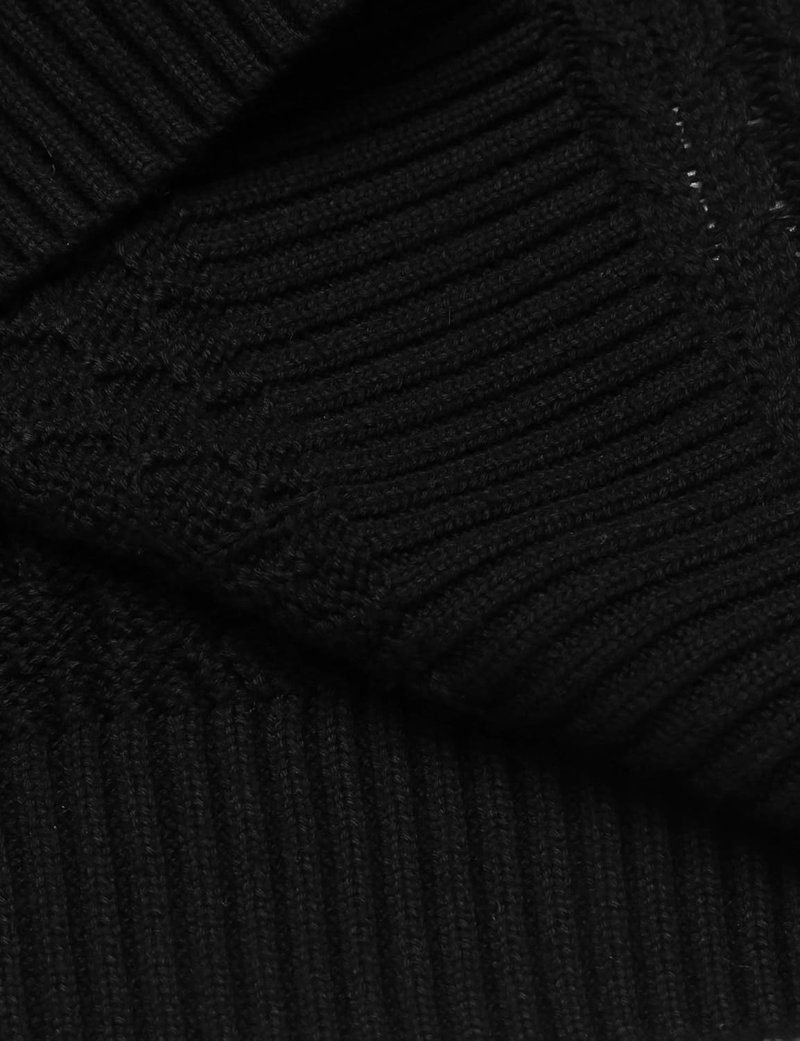 COOFANDY Men's Slim Fit Turtleneck Sweater Casual Knitted Twisted Pullover Solid Sweaters - Image 9