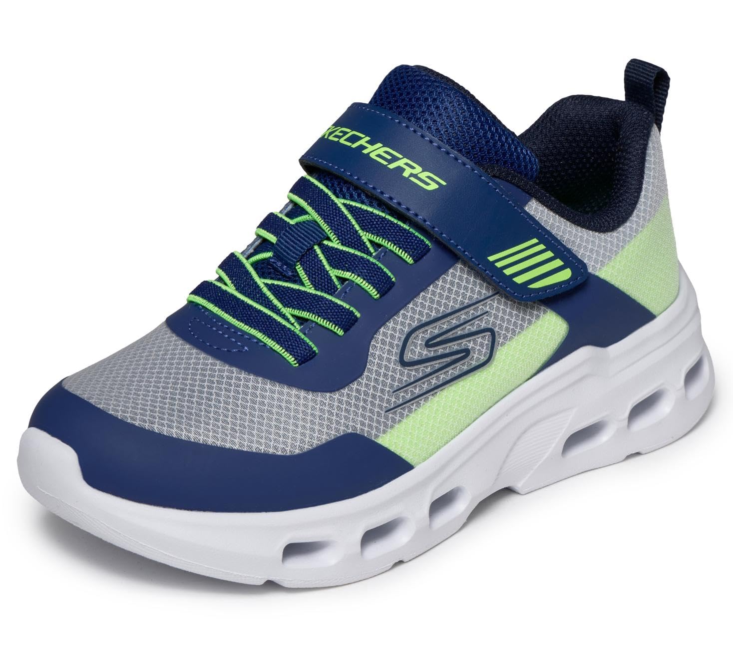 Skechers Boy's Glide-Step Drift Zorzox Trainers, Navy, 10.5 UK Child