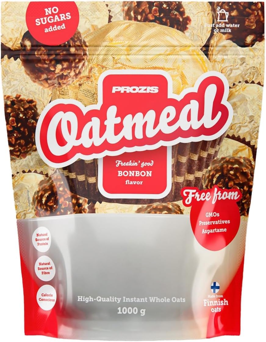 Prozìs OATMEAL 1 KG - FARINA AVENA INTEGRALE SOLUBILE - gusti a scelta (1 kg, Torta Limone) - 2