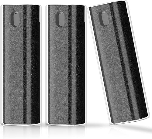 Limpiador de pantalla a prueba de huellas dactilares, 3 en 1 limpiador de pantalla táctil, limpiador de pantalla en aerosol, franela de fibra suave,