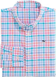 Vineyard Vines 남아용 맹그로브 태터솔 페더웨이트 퍼포먼스 셔츠
