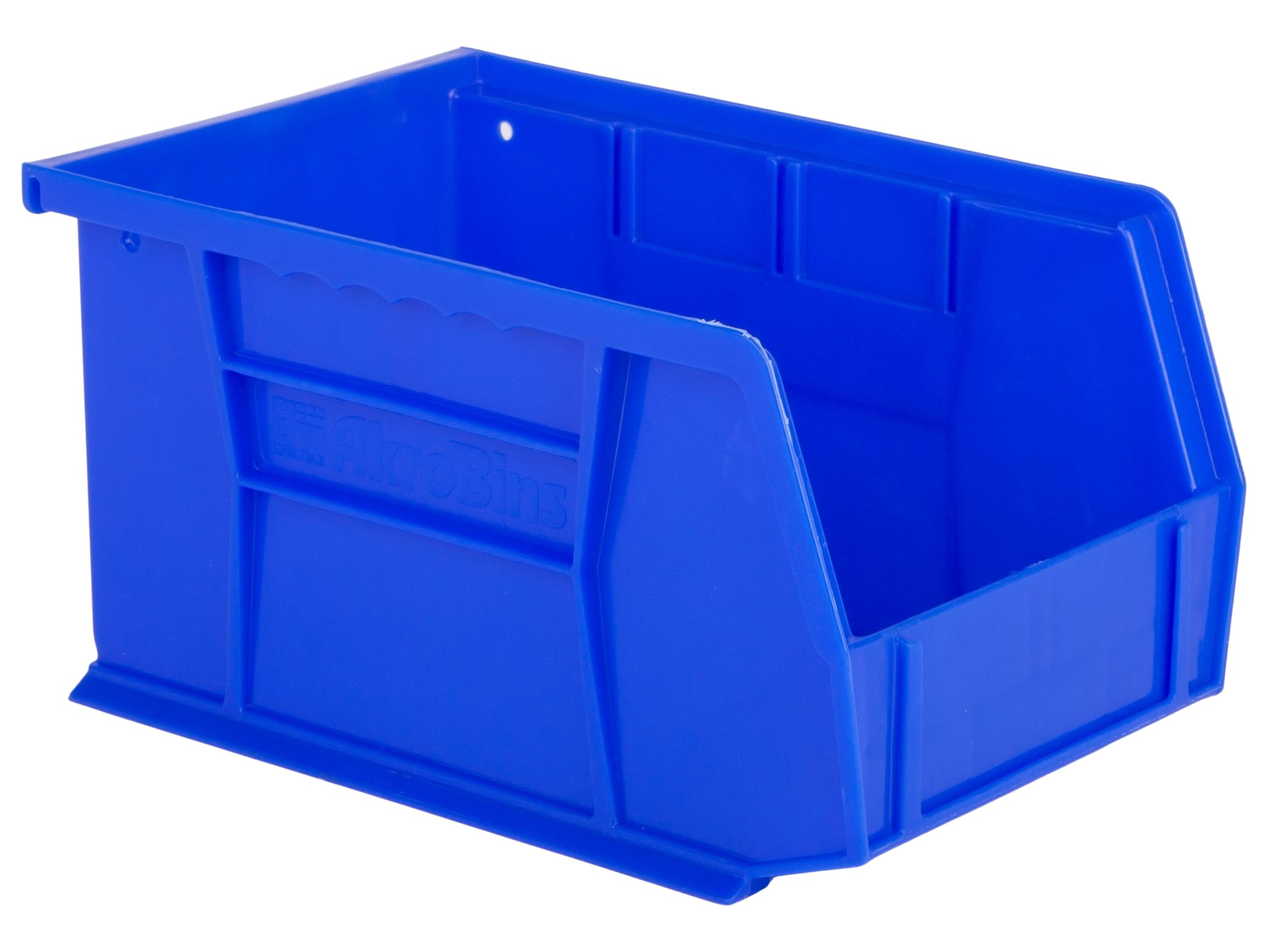 Hudson Exchange 9-1/2" x 6" x 5" Plastic Stackable Storage Bin and Hanging Container (Blue, 1 Pack)
