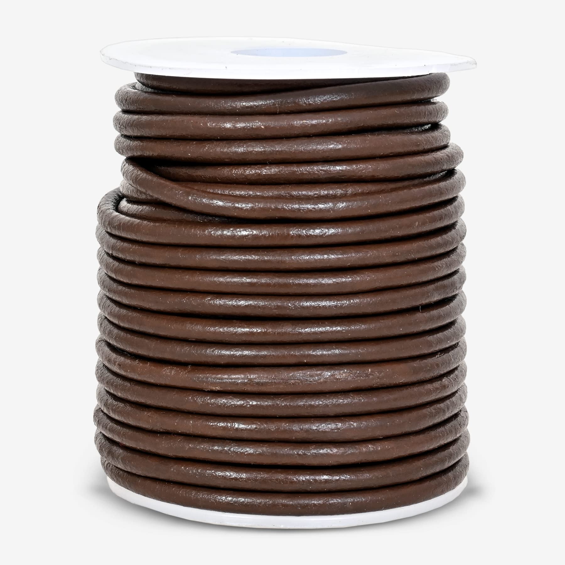 GENIQUE Real/Genuine Round Leather String Cord for Necklace Bracelets, Jewelry, Kumihimo Braiding - Image 2