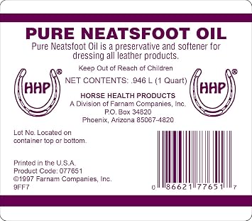 Horse Health Pure Neatsfoot Oil 32 Ounces