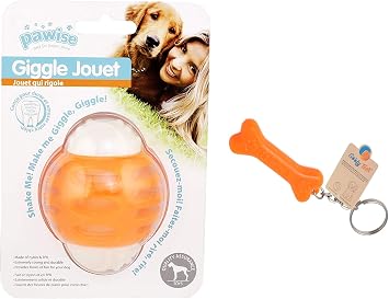 Pawise Giggle Jouet Sesli Rugby Top K pek Oyunca  8 cm [Enerji S n f  A]