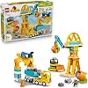 LEGO DUPLO Kasabası 3ü 1 Arada İnşaat Sahası ve Araçları 10476-3 Yaş ve Üzeri Kız ve Erkek Çocuklar için 2 Figür İçeren Eğitici Oyuncak Yapım Seti, Çocuklara Doğum Günü Hediyesi Fikri 84 Parça