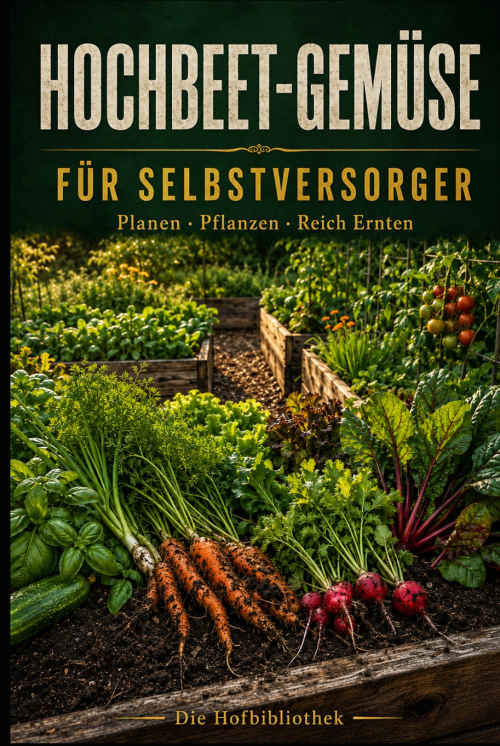 Hochbeet-Gemüse für Selbstversorger: Der praktische DACH-Ratgeber für Planung, Fruchtfolge, Aussaat, Pflege und Ernte auf kleiner Fläche