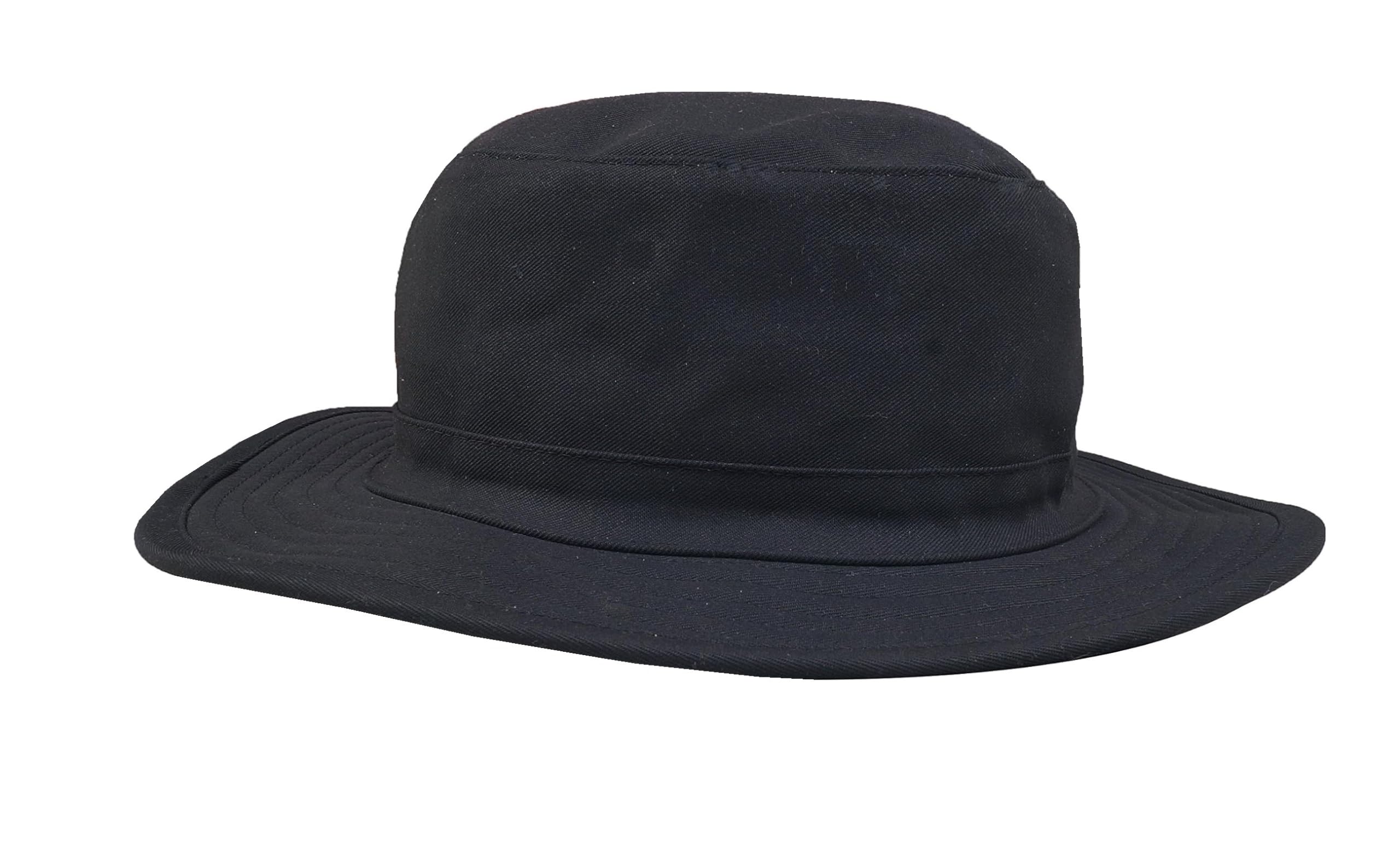 Atabzsports Round Cricket Hat Umpire Hats For Men Women Black