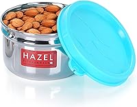 Vista 6 de HAZEL Contenedores herméticos para almacenamiento Contenedores de almacenamiento de acero inoxidable para cocina herméticos Contenedor