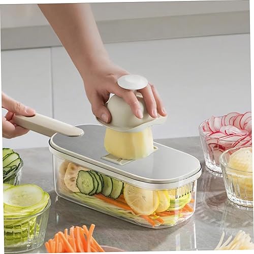 Miniatura 6 de Vegetable Slicer Multi Purpose Food Chopper French Fry Potato Slicer for Carrot Zucchini Onion Fast Cutting Kitchen Gadgets for Cooking Meal Prep
