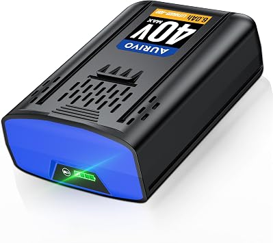 6.0Ah Battery Replacement for Kobalt 40V Battery, 240Wh 1200+ Cycles Li-ion Battery, Fits 45+ Kobalt 40V Max Tools String Trimmer, Lawn Mower, Leaf Blower