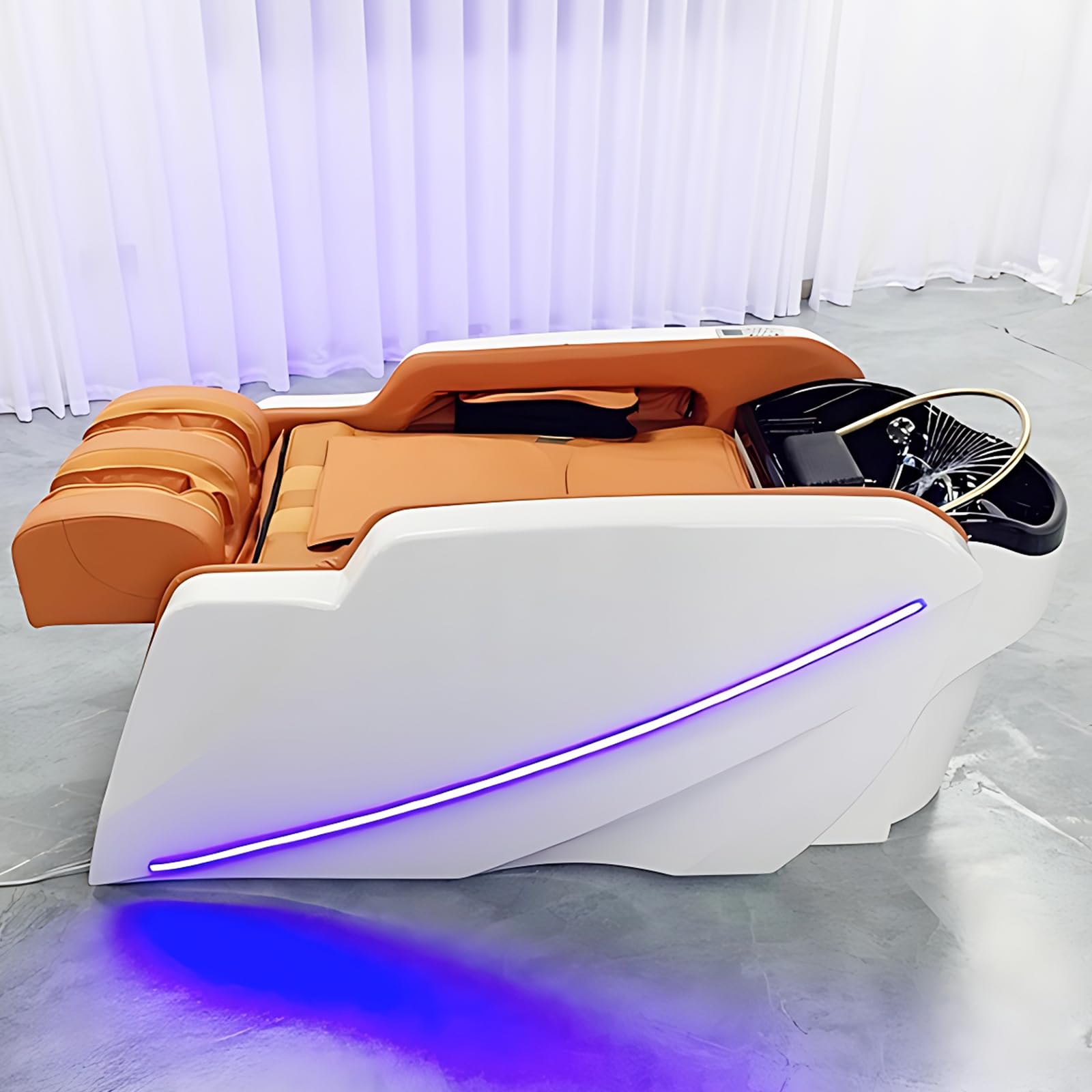 Łóżko do szamponu do masażu, sprzęt elektryczny do salonu Head Spa