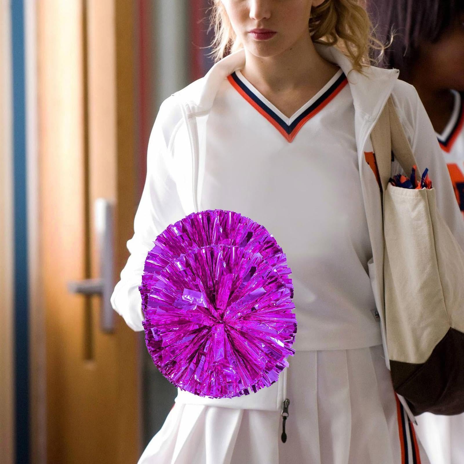 Wusideday Cheerleader Poms 30 cm 11.8 pollici per bambini adulti