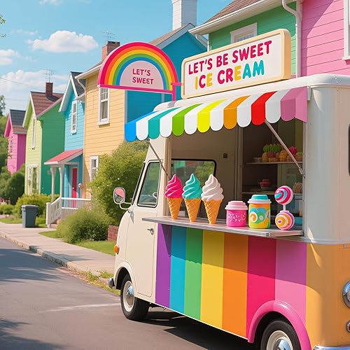 Miniatura 90 de Boao Paquete de 4 toldos de circo para decoración de toldo de cartón con rayas 3D, decoración de pared de carnaval, recuerdos de fiesta de circo