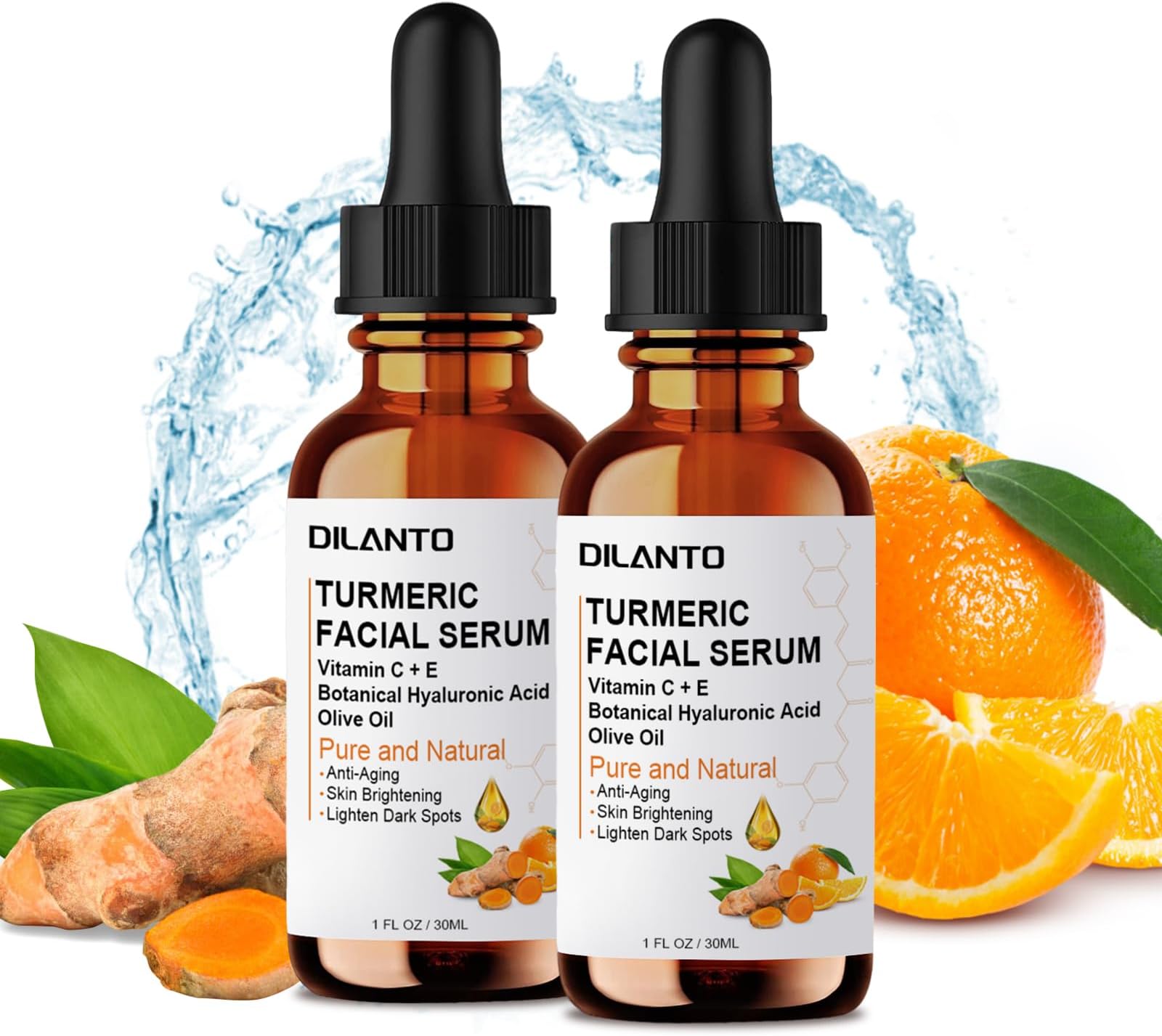 Turmeric Dark Spot Corrector Serum, DILANTO Turmeric serum