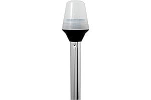 24” LED Stern Light Pole | 2° Visibility | Sealed Construction