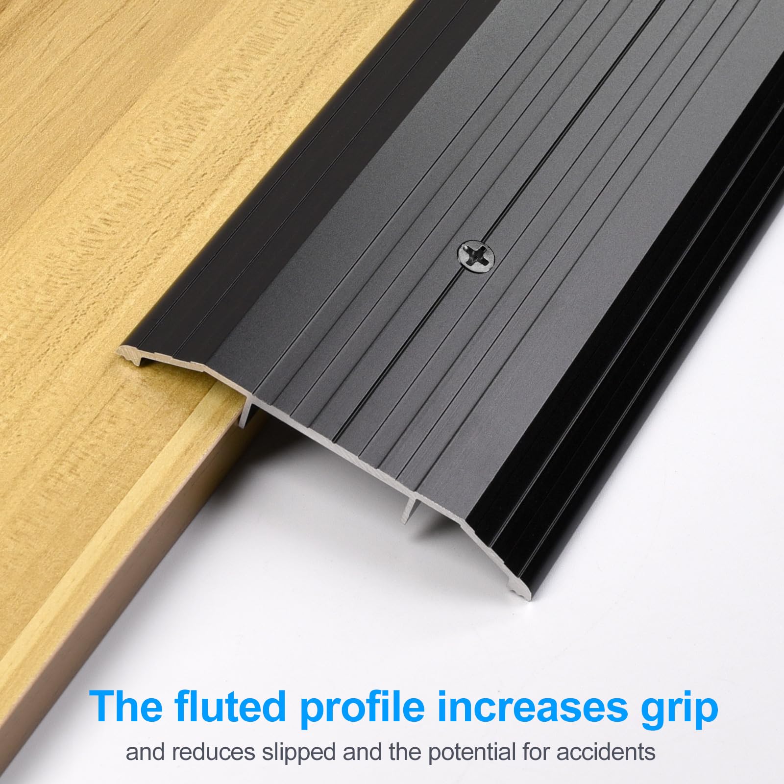Orechic 4″Wide Sturdy Thicken Aluminum Threshold Strip - Image 4