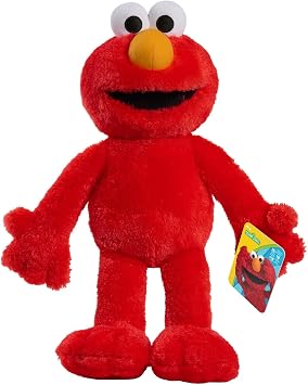Sesame Street Big Hugs 18-inch Large Plush Elmo Doll, Soft and Cuddly, Red, Pretend Play, Kids Toys for Ages 18 Month by Just Play