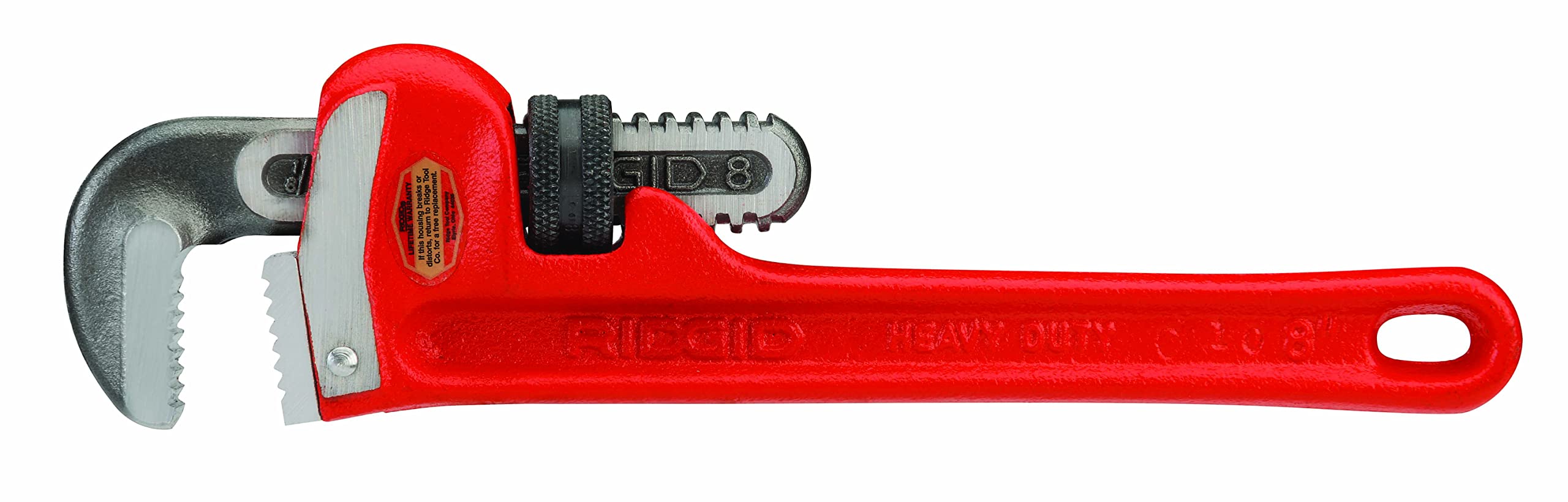 Heavy-Duty Straight Pipe Wrench 