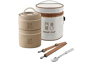 Portable Insulated Lunch Container Set for Adults