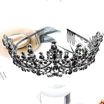 Amazon.co.jp: TOBATOBA ブラッククラウン ブラックティアラ