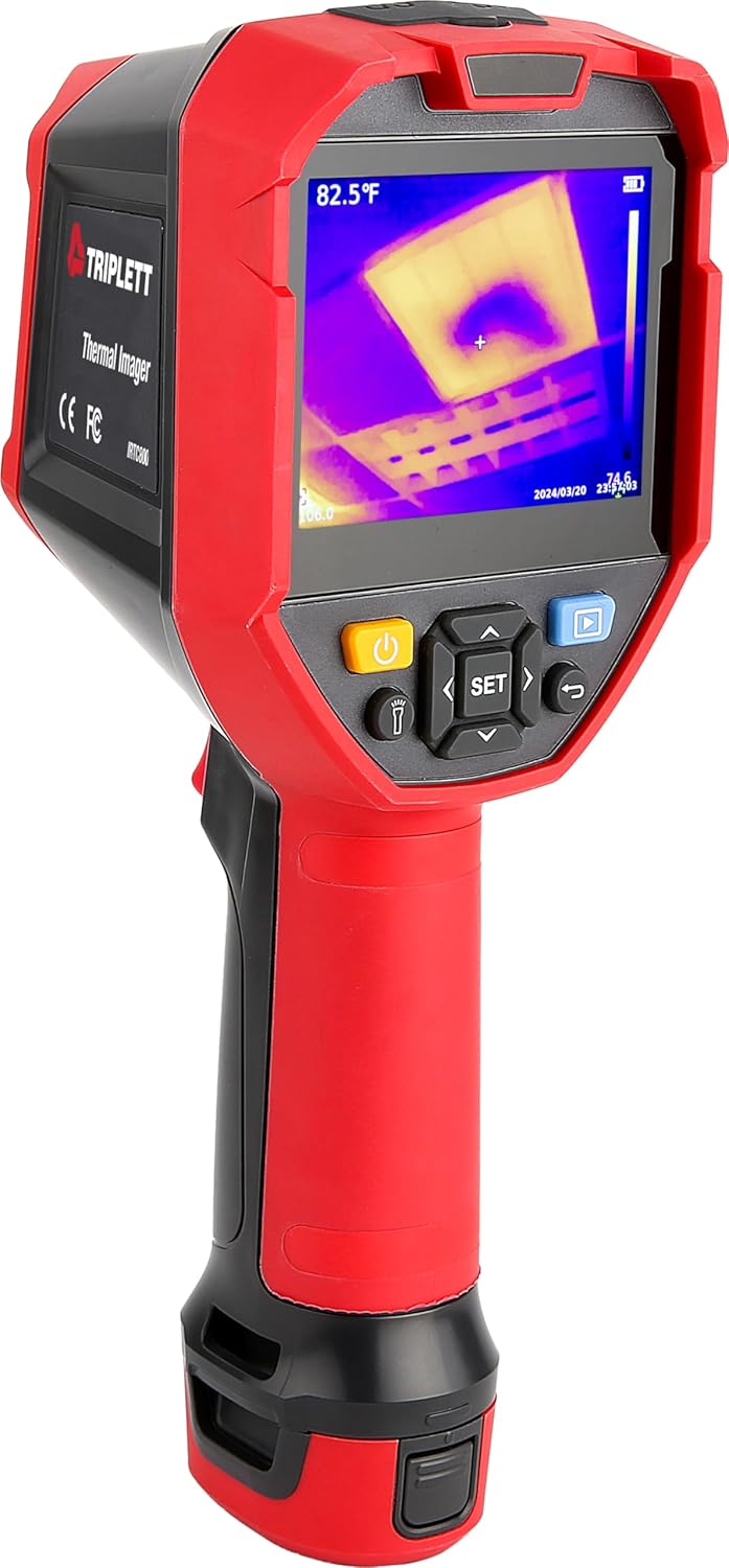 Triplett IRTC800 Thermal Imager Camera with 3.5" Touchscreen, 320 x 240 IR Resolution