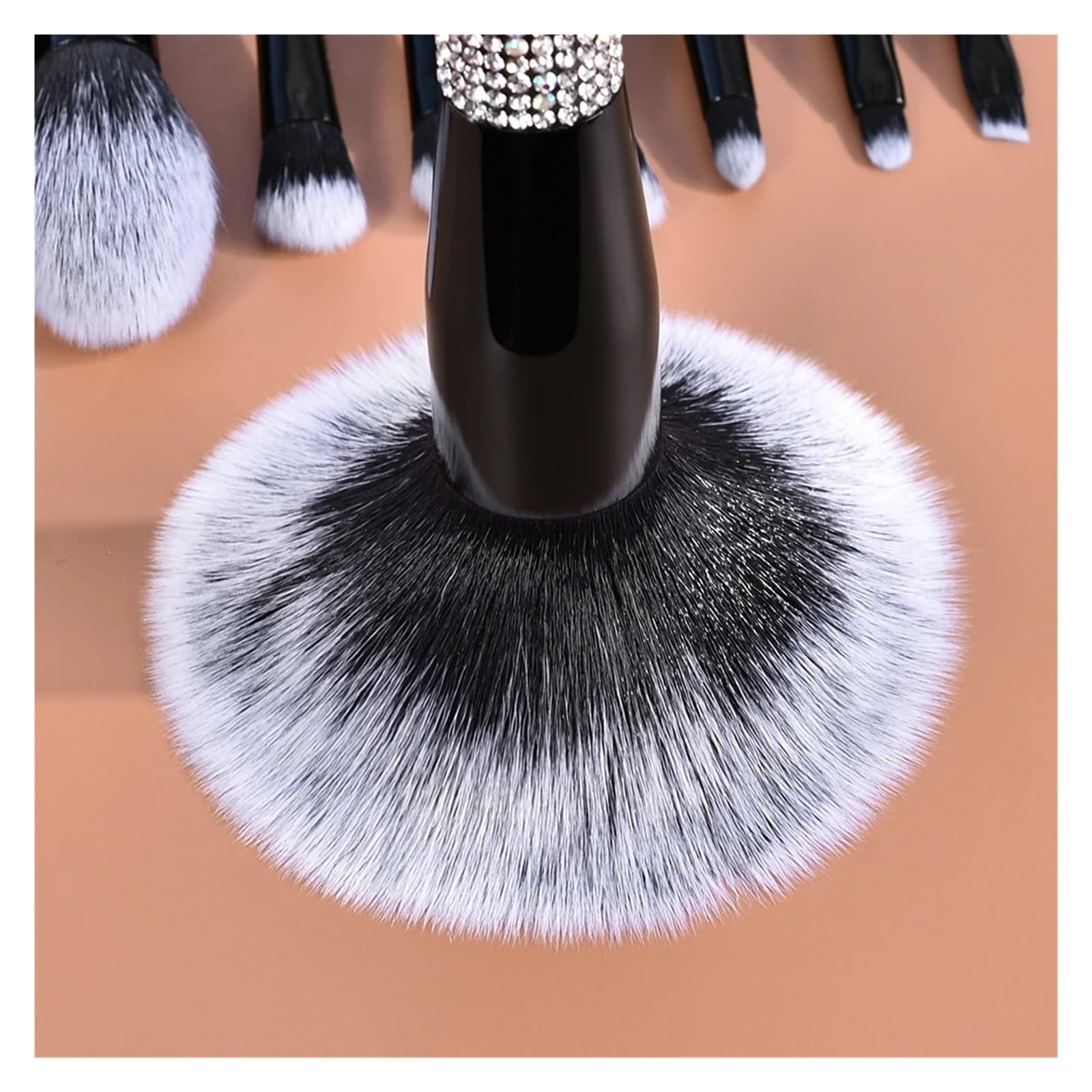 10-teiliges/12-teiliges Diamant-Make-up-Pinsel-Set, professionelle Foundation, Rouge, Lidschatten, Augenbrauen, Concealer, Make-up-Pinsel-Tools(10pcs diamond bucket)
