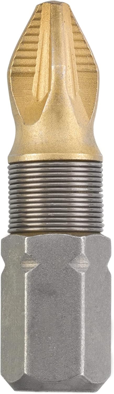 KWB 10 Bits 25 mm PZ 2 Titanium Tin 124122 (Tin TQ 60 Steel ISO 1173, C6.3); 0 W; 0 V