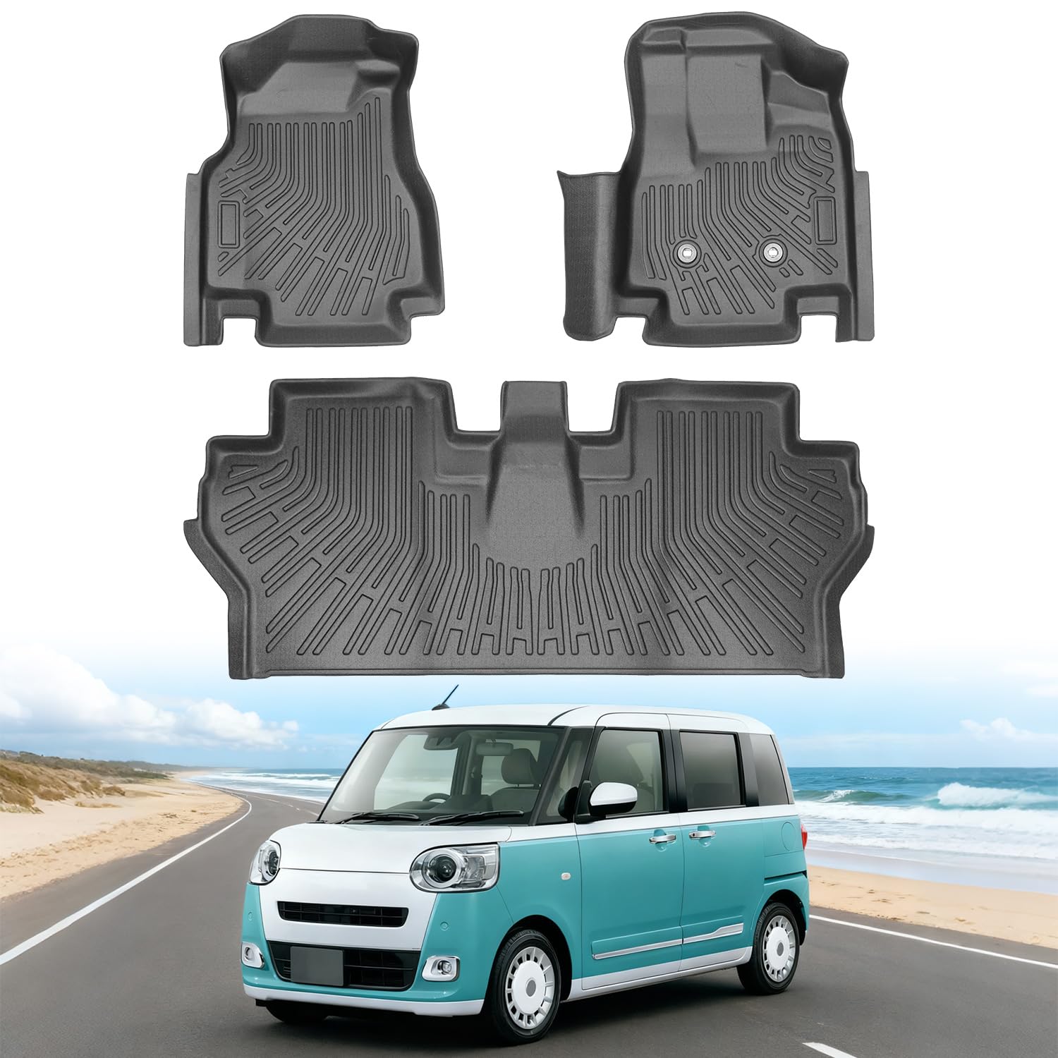 Amazon | Taoredfortune 新型 ダイハツ ムーヴキャンバス フロアマット