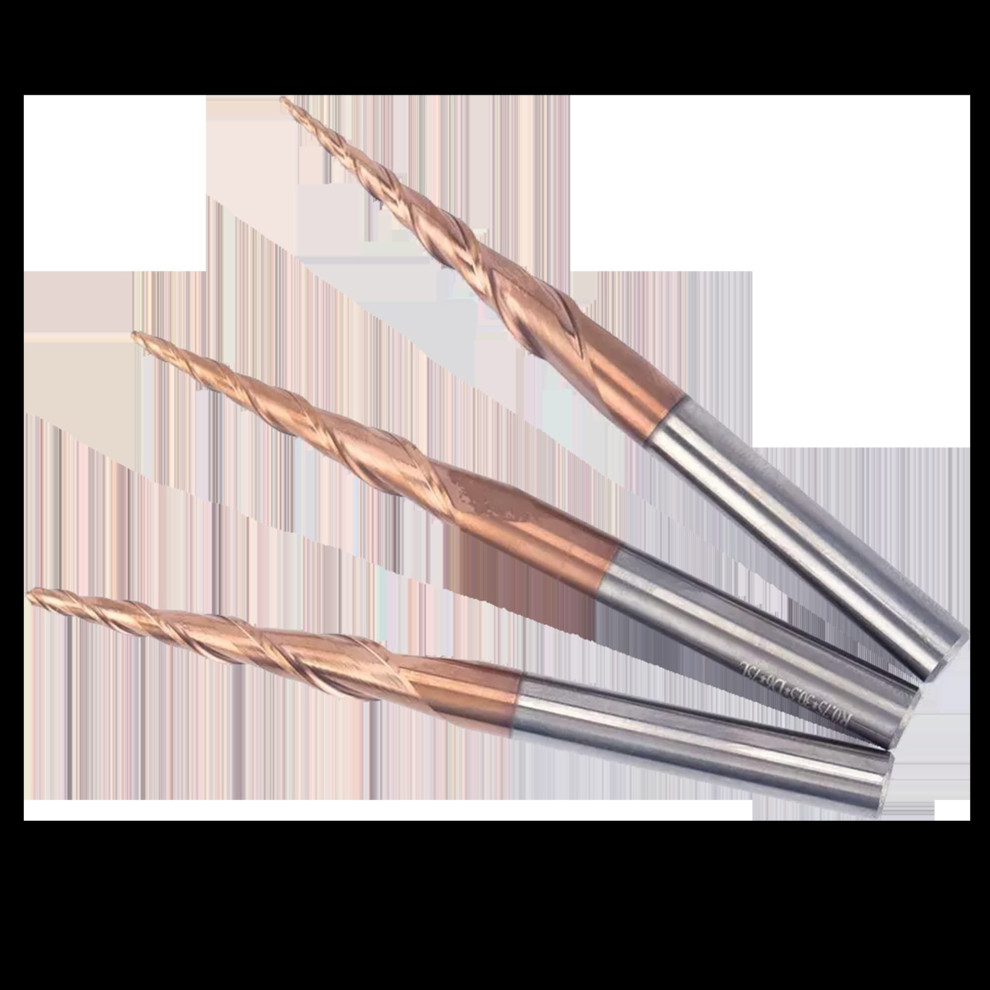 Fraise à Bout Sphérique En Carbure De Tungstène – 2 Cannelures – Pour CNC Et Gravure