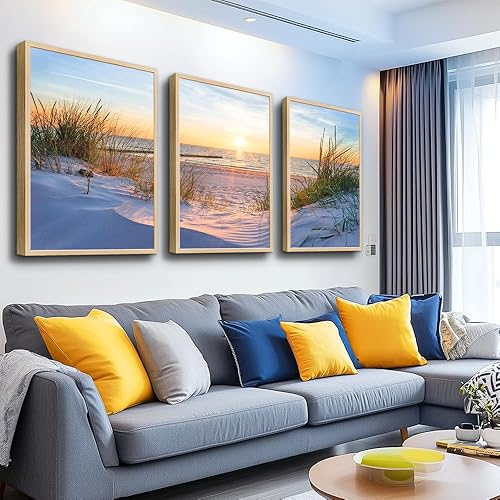 Miniatura 20 de MHARTK66 Lienzo decorativo de pared para sala de estar, decoración de pared grande para oficina, dormitorio, póster, impresiones artísticas, sol,