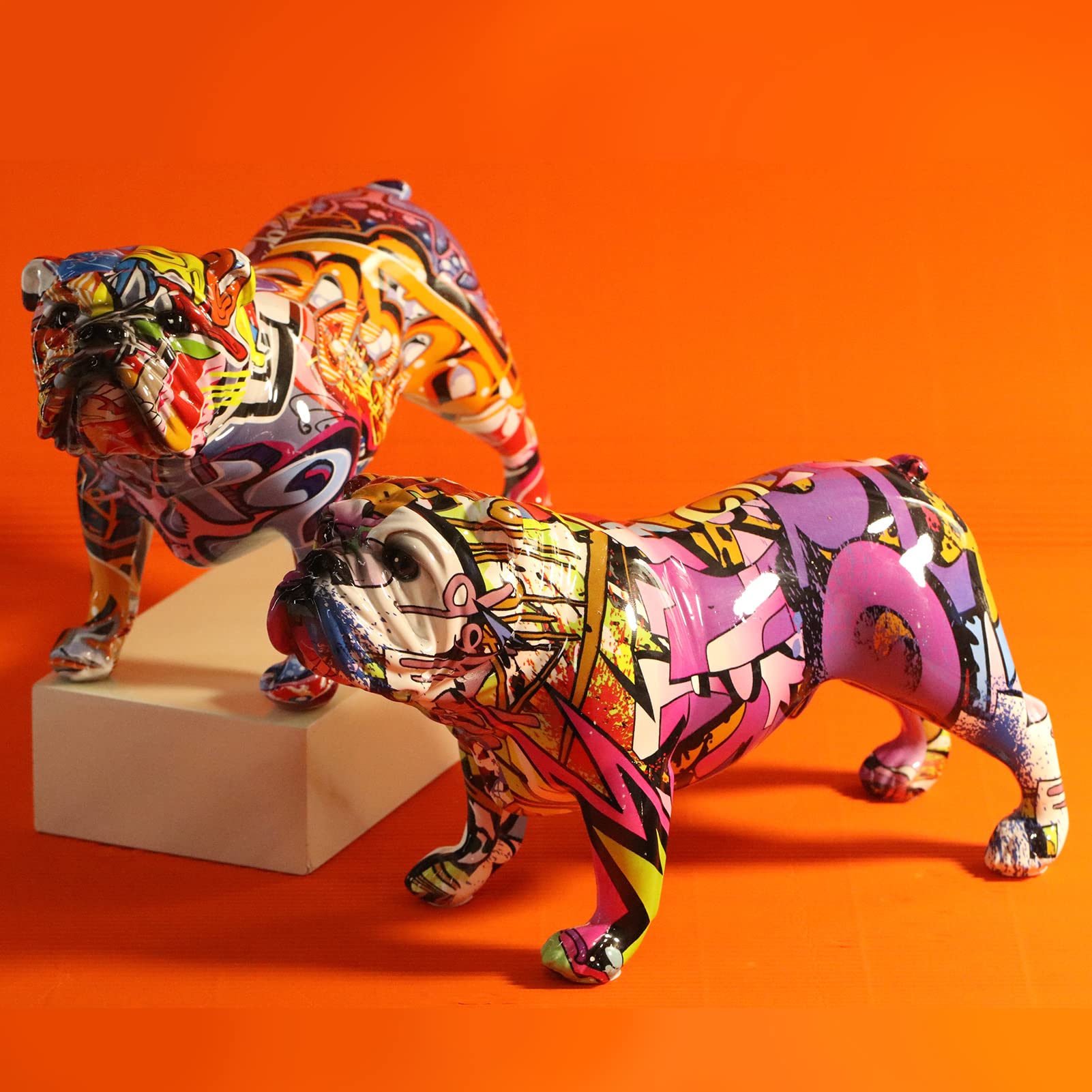 Amazon.co.jp: フレンチブルドッグ像 モダン ホームデコ