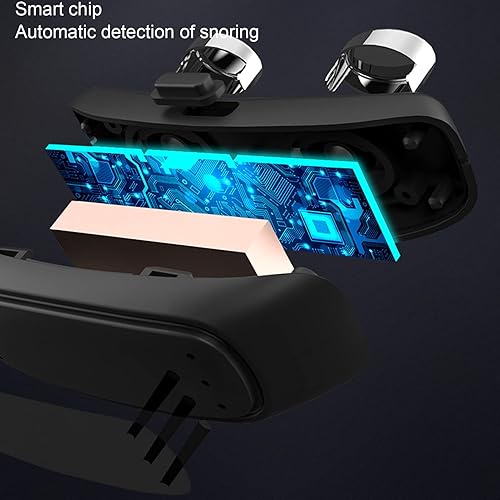 Miniatura 4 de Dispositivo de solución de ronquidos para problemas de sueño de calidad de 6 engranajes, seguro y cómodo para dejar de roncar, dispositivo eléctrico