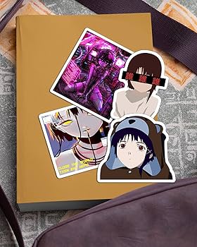 円環帰点 serial experiments lain ピンバッジ ステッカー Lain アクリルスタンド ステッカー ピンバッジ／安倍吉俊 個展