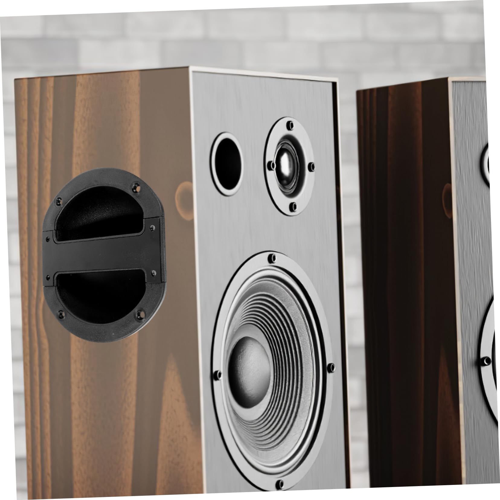 GAROZATION Recessed Speaker Handle Pull for Cabinet Replacement and Easy to Install for Guitar Amplifier Cabinets Finish