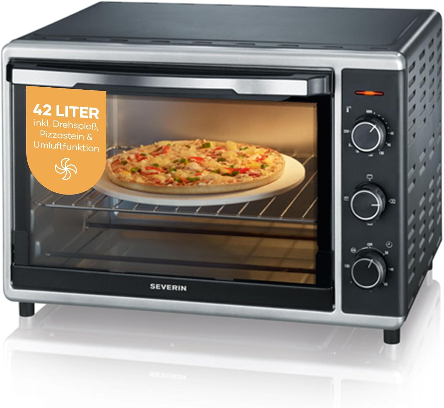 SEVERIN Back- und Toastofen mit Umluft 42L