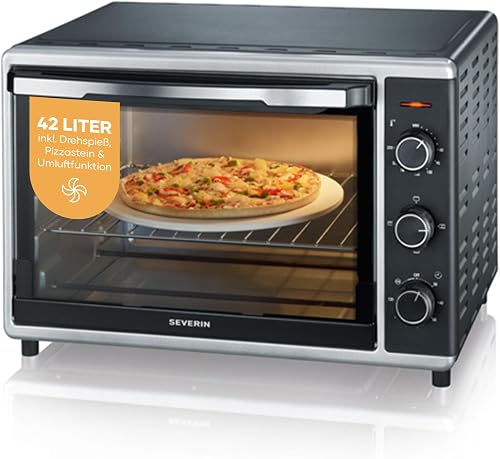 SEVERIN Back- und Toastofen mit Umluft 42L — Mini-Backofen