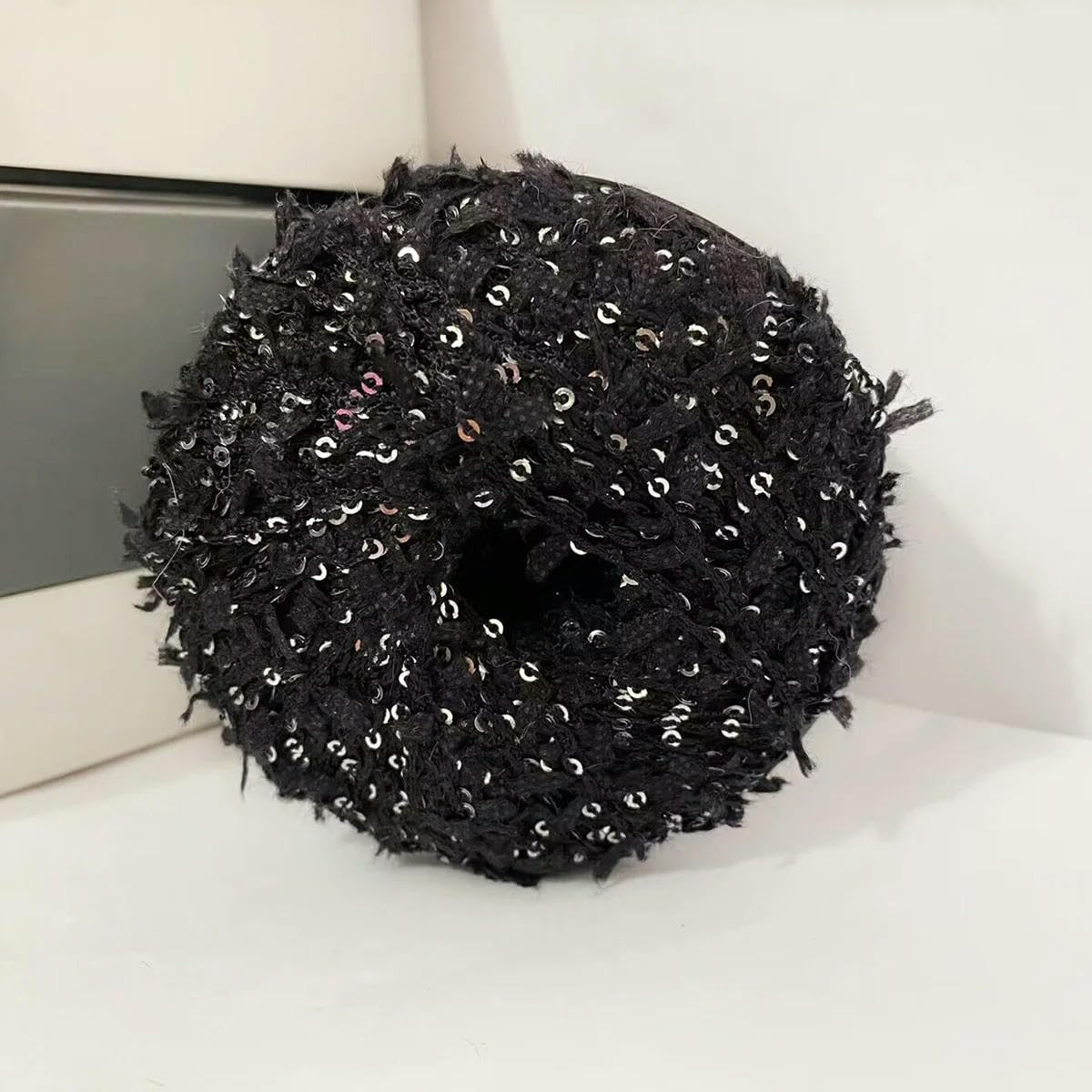 Przędza 50 g, cekiny, motyle, papier szydełkowy, do robienia na drutach, sweter, materiał