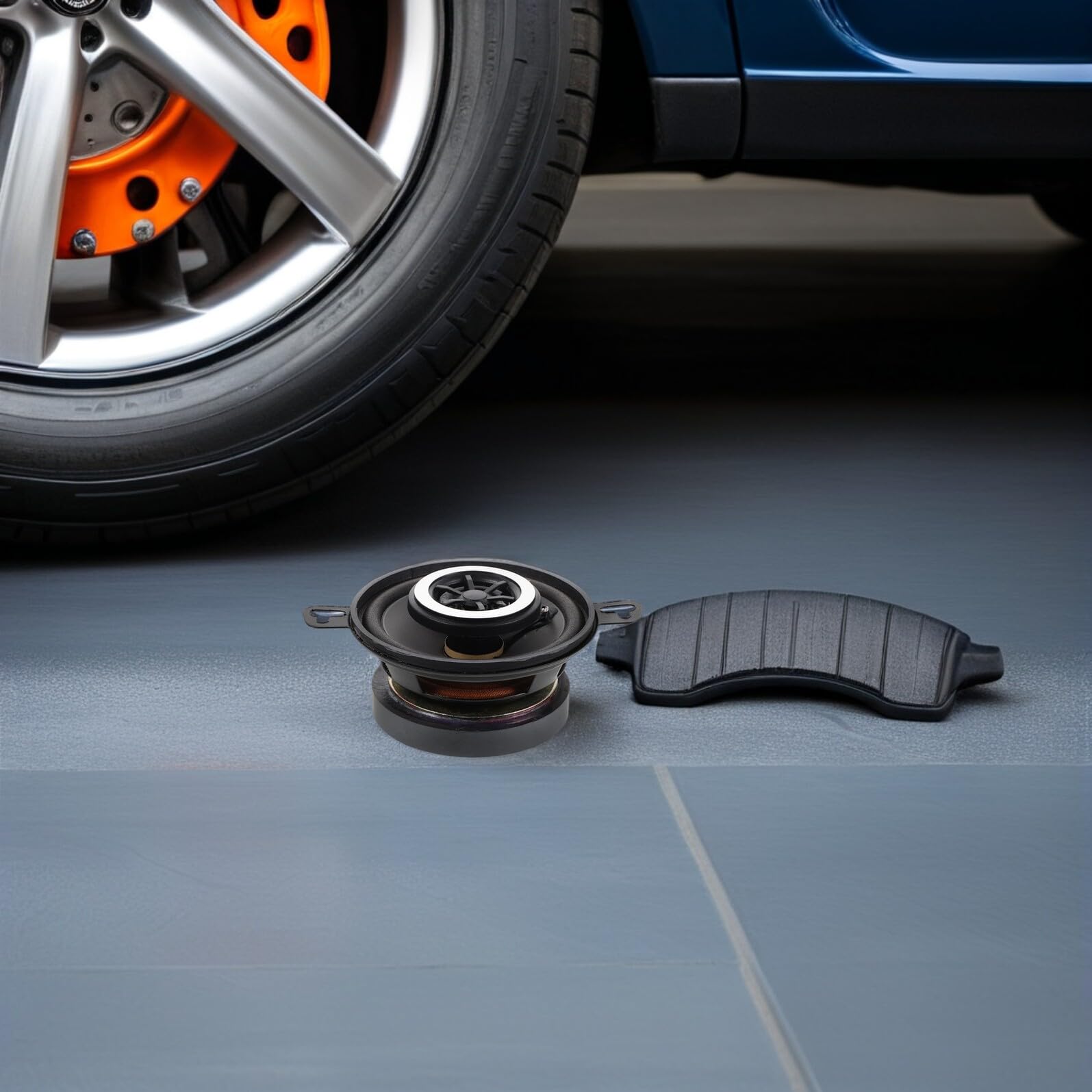 Altavoces Coaxiales para Coche de 3,5 Pulgadas Diseño Compacto y Sonido HiFi, Paquete de 2 Piezas de Metal para Sistema de Audio de Vehículo Eléctrico