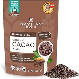 Navitas Organics Cacao Nibs β Unsweetened Dark Chocolate Crunch β Antiox...