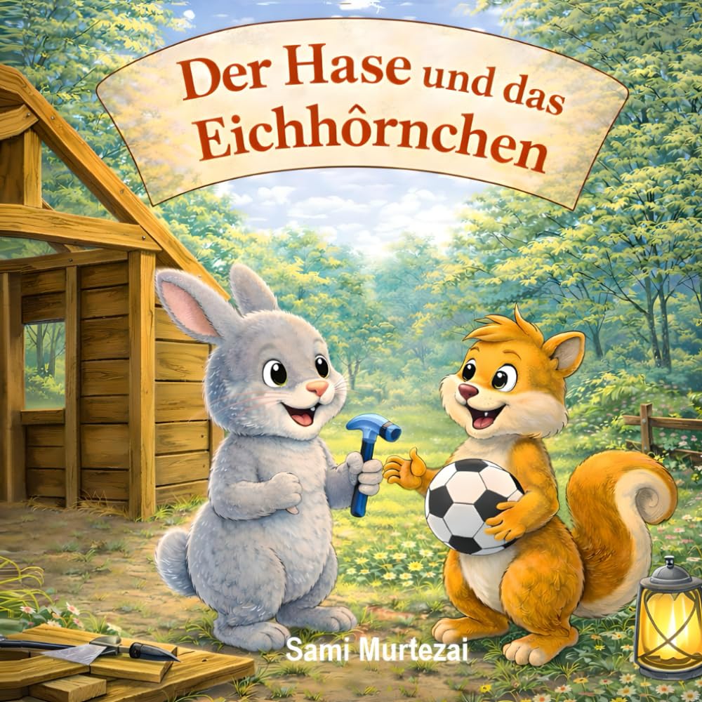 Der Hase und das Eichhörnchen (Kleiner Wald – Moralische Geschichten mit niedlichen Tieren)