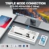 Teclado mecánico inalámbrico AULA F99, tri-modo BT5.0/2.4GHz/USB-C intercambiable en caliente, switches lineales pre-lubricados, retroiluminación RGB para PC/Tablet/PS/Xbox 5