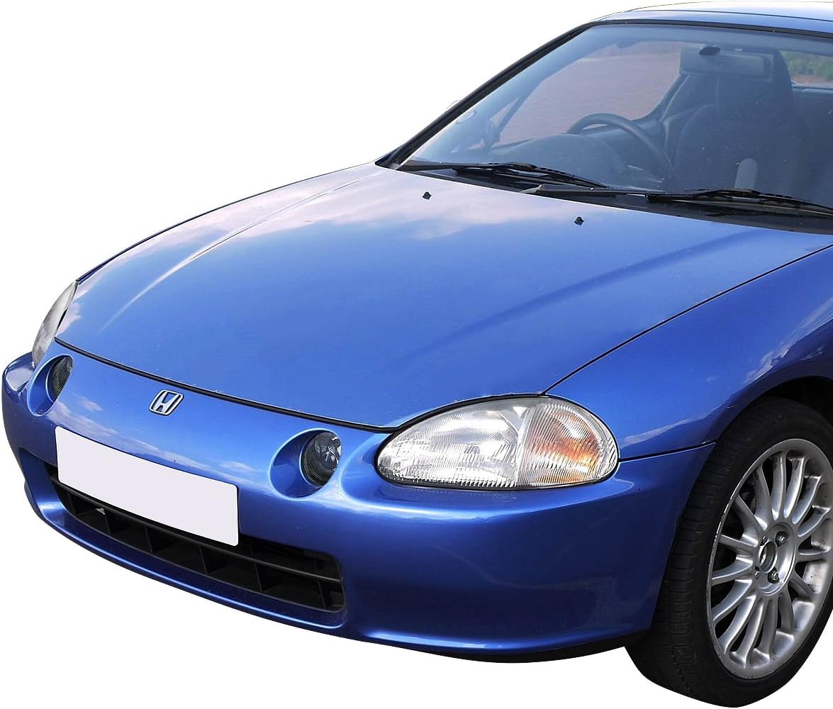DNA MOTORING FL-ZTL-125-SM Front Bumper Fog Light Driver & Passenger Side Enhance visibility [Compatible with 93-95 Honda Civic Del Sol]
