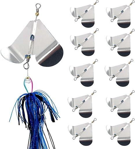 Amazon Co Jp 5 Pcs バズベイトブレード 10個の釣りルアーバズベイトブレードトップウォーター釣りルアー バス釣り用スピナーベイトバス釣り用バズベイト淡水塩水釣り Keloglu 洋書